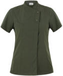 Giblor's Megan - Szupervékony Katonazöld Női Rövid Ujjú Szakácskabát (23p08g218-102)