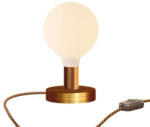 Creative-Cables Posaluce Globe fém asztali lámpa kétpólusú dugóval (ABM21RASLEUTRX01-L)