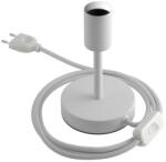 Creative-Cables Alzaluce - fém asztali lámpa kétpólusú dugóval (ABM21E10VBOLEUBRM01)