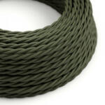 Creative Cotton Sage Green textilkábel - Az eredeti kreatív kábelek - TC63 fonott 2x0, 75mm / 3x0, 75mm (XZ3TC63)