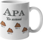  Apa szarosai (Személyre szabható) - Bögre (235670)