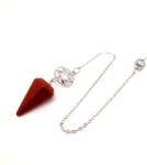 R. M. ékszer Inga hatlap csillag Jáspis vörös 1, 5x2, 5cm (011181)