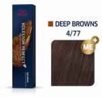 Wella Koleston Perfect Me+ Deep Browns vopsea profesională permanentă pentru păr 4/77 60 ml