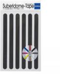 Car Boy Co Ltd Japan Banda adeziva antiderapanta, din granule abrazive, tip fasii, 6 buc, 28cm, 3+1 Gratuit Negru