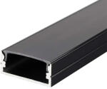 V-TAC Profil Aluminiu Pentru Banda Led 2m 23.5mm X 10mm - Negru (sku-2876) - artledconcept