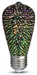 V-TAC Bec Led St64 E27 3w Cu Filament 3000k Alb Cald Model 3d (sku-212705) - artledconcept