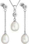 Evolution Group - Pavona Evolution Group Set de perle de argint cu zirconi Pavon 29005.1 AAA alb