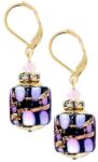 Lampglas Cercei romantici Romantic cu aur de 24 carate în perle Lampglas ECU46