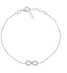 Brilio Silver Brățară fermecătoare de argint cu zirconii Infinit 13009.1