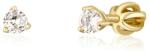 JVD Cercei fermecători placați cu aur cu zircon SVLE1501XH2GO 0, 7 cm