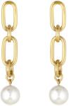 Liu Jo Fashion cercei placați cu aur cu perle LJ1733