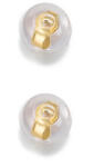 Troli Închidere pentru cercei 4 piese - 2 perechi Silicone Gold