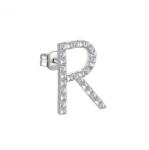 Rosato Cercel single din argint cu zirconi R Cubica RZCU44