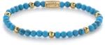 Rebel&Rose Brățară din mărgele Turquoise Delight RR-40059-G 15 cm - XS