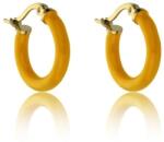 Marc Malone Cercei rotunzi placați cu aur cu email Laura Orange Earrings MCE23149G
