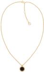 Tommy Hilfiger Colier cu pandantiv modern placat cu aur Iconic Circle 2780656