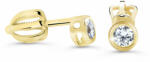 Cutie Diamonds CerceiMinimalisti din aur galben cu diamante DZ62231-30-00-X-1
