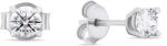Brilio Silver Cercei din argint cu pietre transparente de zircon EA580/1/2/3/4W 0, 5 cm