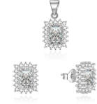 Beneto Set elegant de bijuterii cu zirconi TAGSET197 (pandantiv, cercei)