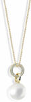 Cutie Jewellery Pandantiv fermecător de perle din aur alb cu zirconii Z6303-3123-40-X-1