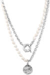 JwL Luxury Pearls Stílusos acél nyaklánc valódi folyami gyöngyökkel JL0799 - vivantis
