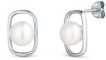 JwL Luxury Pearls Gyengéd ezüst fülbevaló valódi gyönggyel JL0829