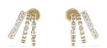 Guess Női aranyozott fülbevaló Crazy Earrings JUBE03307JWYGT/U