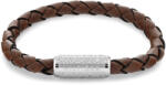 Tommy Hilfiger Stílusos barna bőr karkötő Eplore the braid 2790482