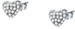 Morellato Szív acél fülbevaló kristállyal Incontri SAUQ14