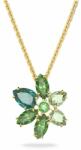 Swarovski Stílusos aranyozott nyaklánc kristályokkal Gema 5658399
