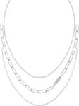 Calvin Klein Női acél nyaklánc készlet Defiant 35000432