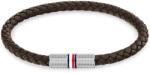 Tommy Hilfiger Fekete bőr karkötő férfiaknak Infinity 2790458