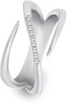 Brilio Silver Eredeti ezüst gyűrű átlátszó cirkónium kövekkel RI097W 52 mm