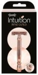 Wilkinson Sword Női fém borotva Intuition Double Edge Rose Gold (Razor) + 10 penge