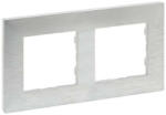 Legrand 863892 Niloé Step 2-es keret, csiszolt alumínium (863892)