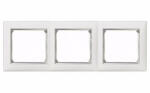 Legrand 770493 Valena fehér / ezüst, 3-as vízszintes keret (770493)