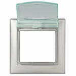 Legrand Valena IP44 1-es keret, alumínium - 770150 (770150)