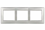 Legrand 770353 Valena alumínium / ezüst, 3-as vízszintes keret (770353)