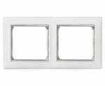 Legrand Valena 2-es keret, tetszőleges fehér/ezüst - 770492 (770492)