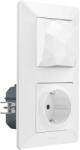 Legrand Valena Life-Netatmo okos otthon kezdőkészlet: gateway + 2P+F aljzat (V) + távozás/érkezés szcenárió kapcsoló (ETV), fehér - 752196 (752196)