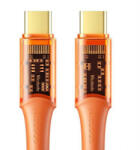 Mcdodo USB-C - USB-C kábel 100W 1, 8m narancssárga (CA-2113)