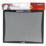 Logo Logós egérpad polipropilén fóliával, fekete-ezüst színben