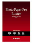 Canon Photo Paper Pro Luster, LU-101, hârtie foto, lucioasă, 6211B006, albă, A4, 260 g/m2, 20 buc, jet de cerneală