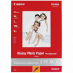 Canon fényes fotópapír, GP-501, fotópapír, fényes, GP-501 típus 0775B076, fehér, 21x29, 7cm, A4, 200 g/m2, 5 db, tintasugaras papír