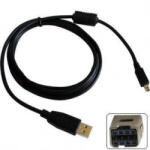 Logo USB kábel (2.0), USB A csatlakozó - 8-pin csatlakozó, 26726, 1.8m, fekete, MINOLTA