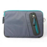 Logo Tablet táska 7", Divatos, szürke poliészter, Logó