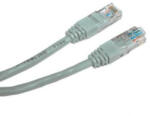  LAN kábel UTP patchkábel, Cat. 6, RJ45 csatlakozó - RJ45 csatlakozó, 1 m, árnyékolatlan, szürke, economy