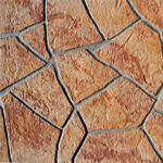  Falburkoló lap hajlítható - Korzika (terrakotta, kő hatású)