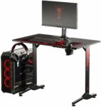 Diablo Chairs Diablo X-Mate 1000 Gamer asztal - Fekete/Piros (5904405571408) - pepita