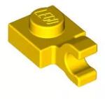 LEGO® 61252c3 - LEGO sárga lap 1 x 1 méretű függőleges klipsszel (61252c3)